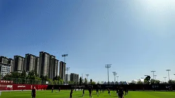 球员们在草